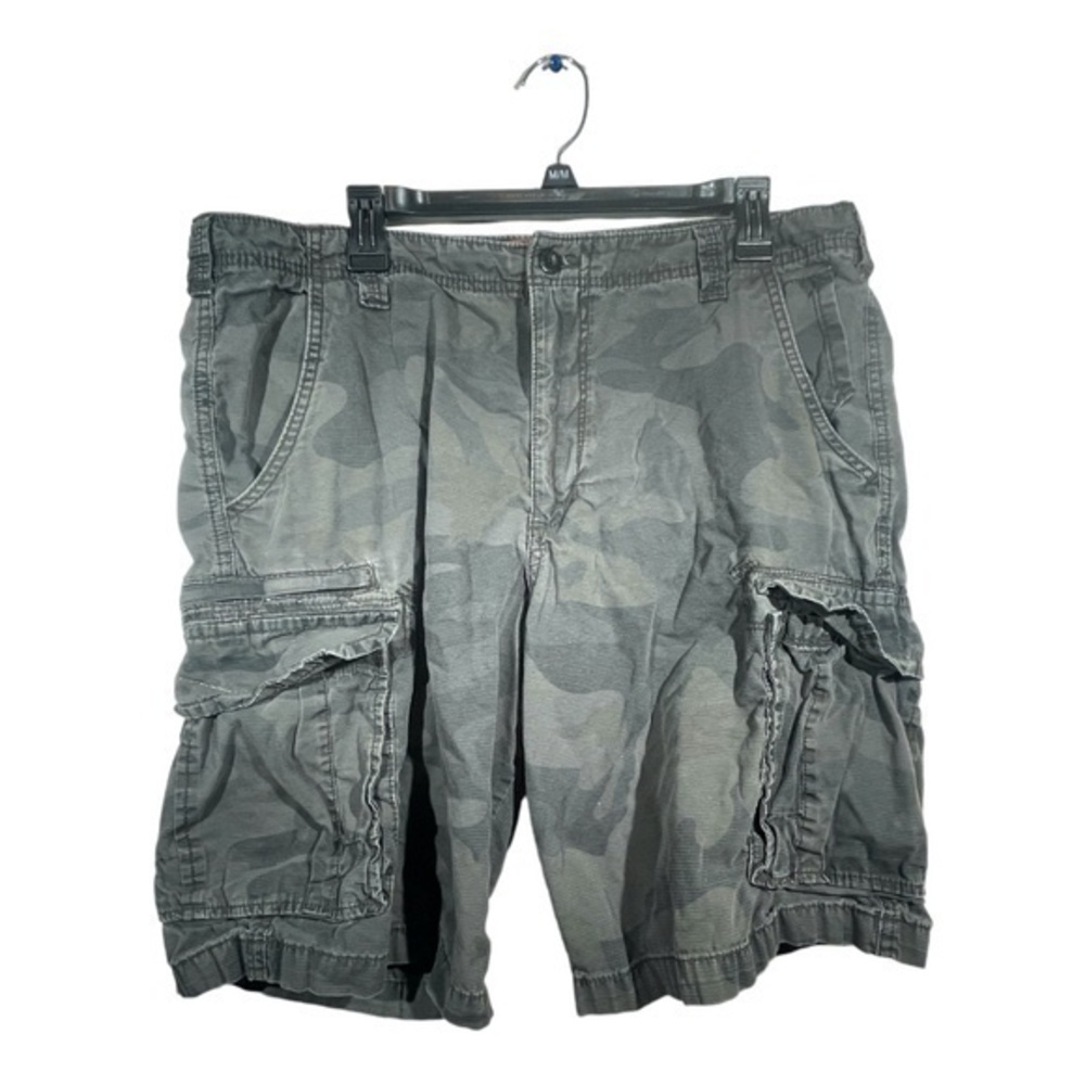 Lee Dungarees Mens Cargo Shorts Camouflage Rip Stop Size 36